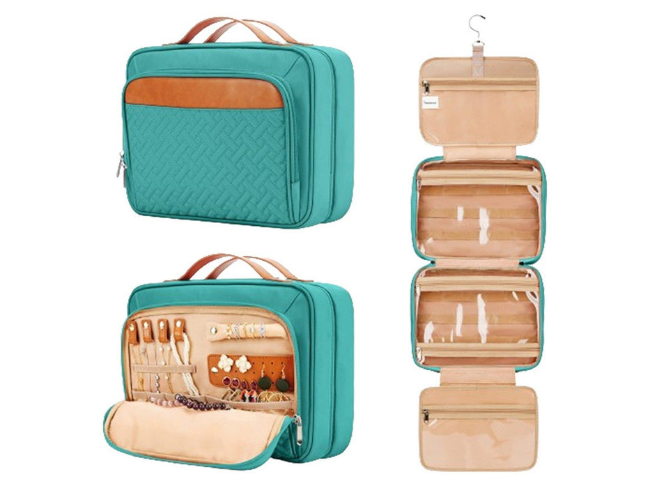 Travel Toiletry Makeup Bag with Organizer