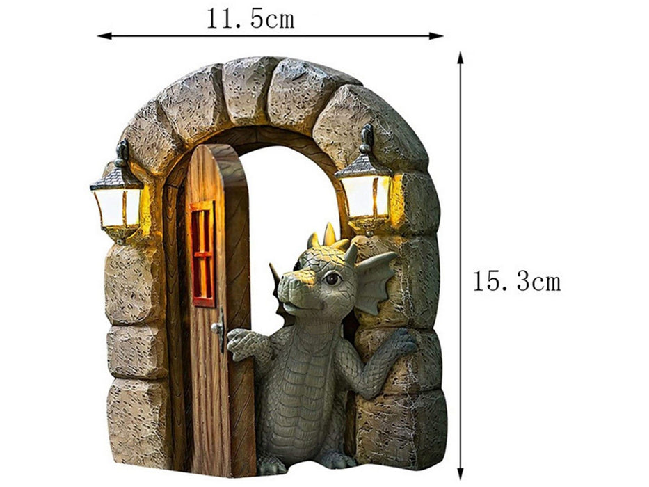 Courtyard Dragon Resin Garden Ornament