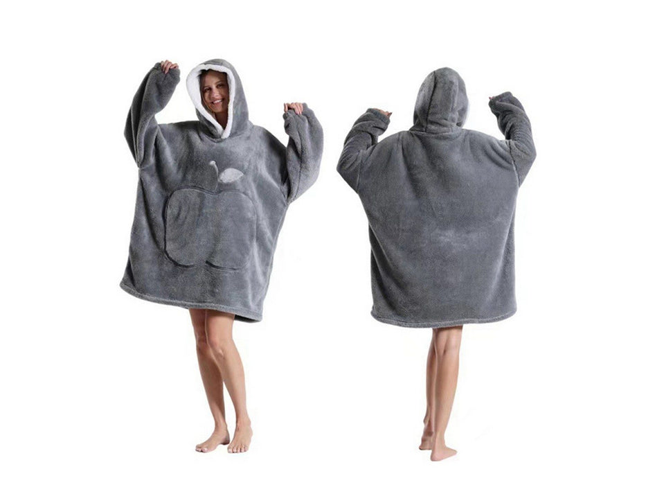 Unisex Sherpa Blanket Hoody