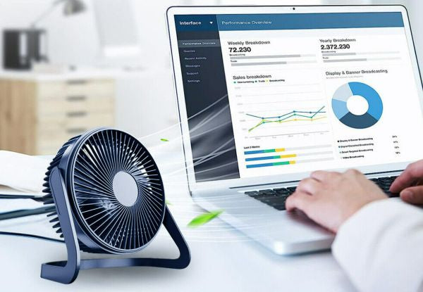 Portable USB Desktop Fan