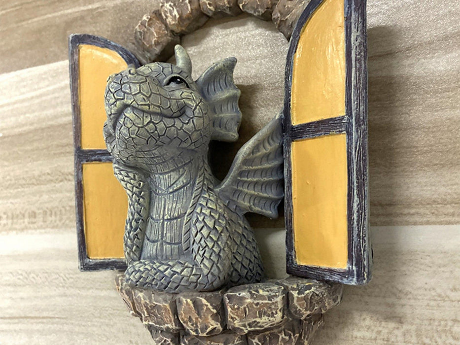 Courtyard Dragon Resin Garden Ornament