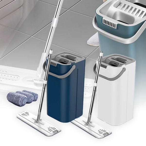 Flat Mop with Bucket System