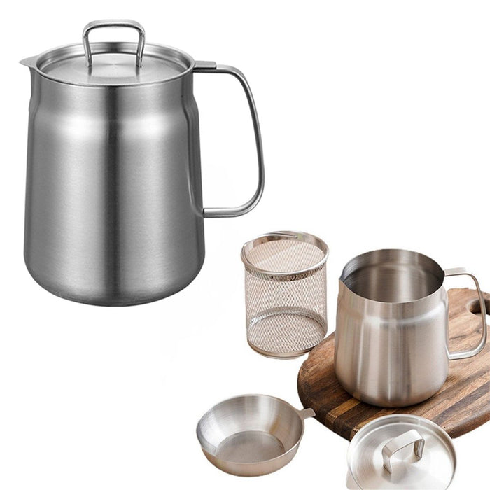 2L Mini Deep Fryer Stainless Steel Pot