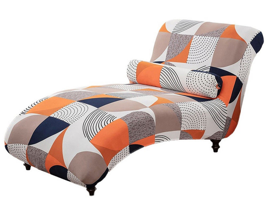 Printed Chaise Lounge Cover & Pillowcase Set