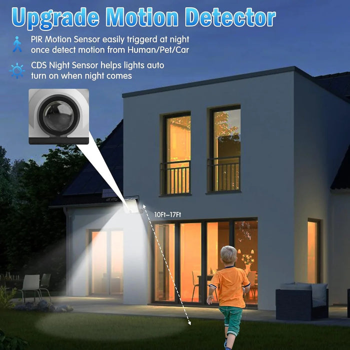 202 LED Solar Outdoor Security Light