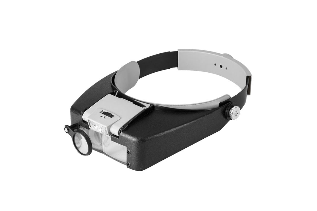 Head Mounted Magnifying Glass with LED Light