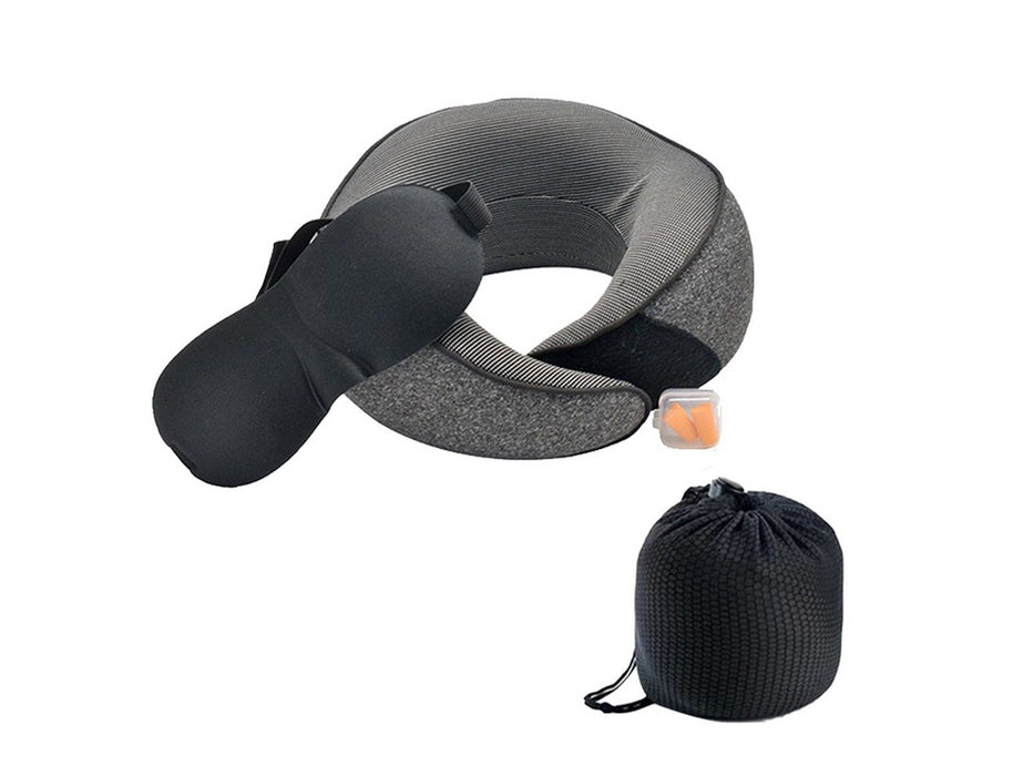 Travel Pillow Memory Foam Set