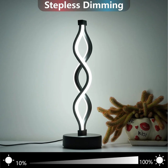 Spiral LED Table Lamps