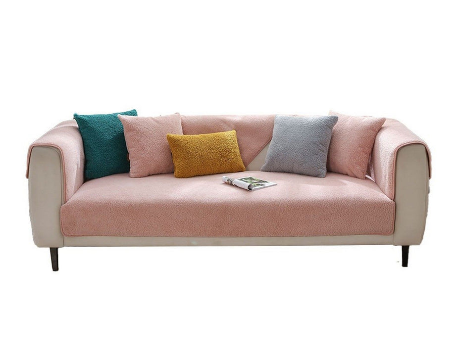 Plush Sofa Seat Cover
