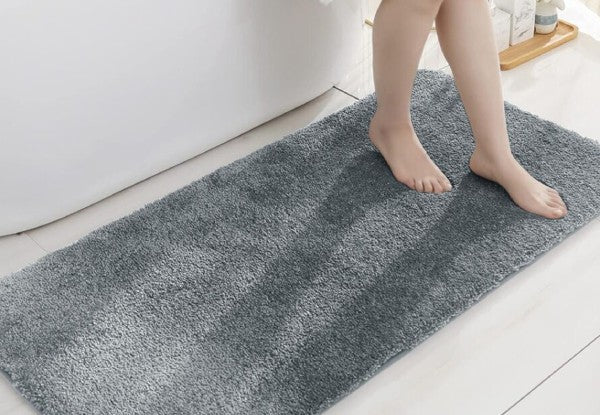 Fluffy Shaggy Floor Mat for Bathroom