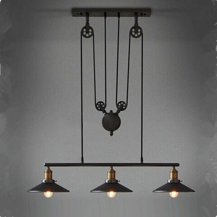 3 Head Pendant Light Pulley