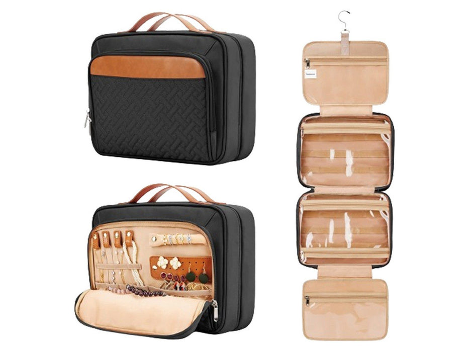 Travel Toiletry Makeup Bag with Organizer