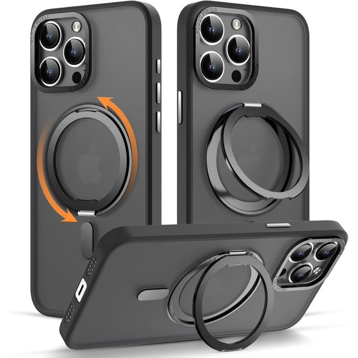 iPhone Case with Magnetic Ring Stand