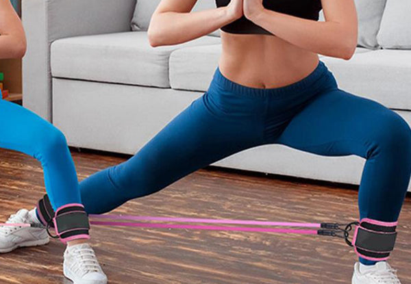 Workout Ankle Resistance Bands with Cuffs