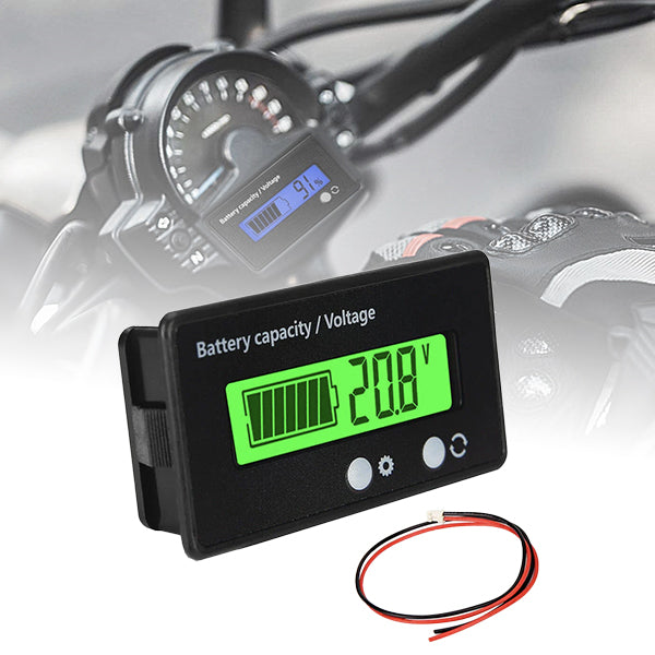 Battery Status LCD Voltmeter