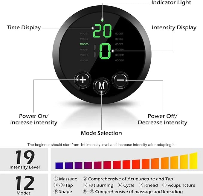 Electronic Pulse AB Workout Stimulator