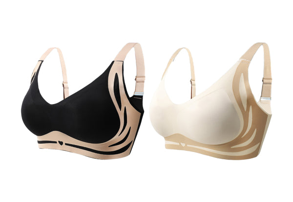 Wireless Anti-Sagging Push-Up Bra