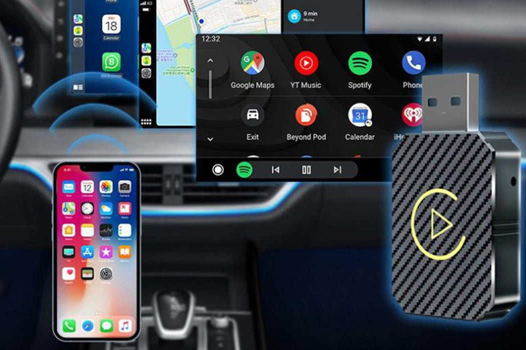 Wireless Apple CarPlay & Android Auto Adapter