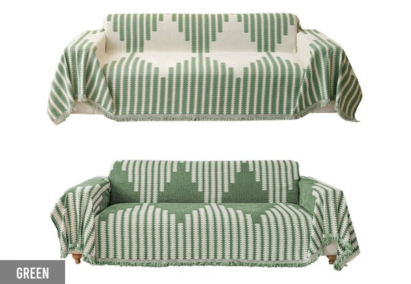 Reversible Chenille Sofa Cover