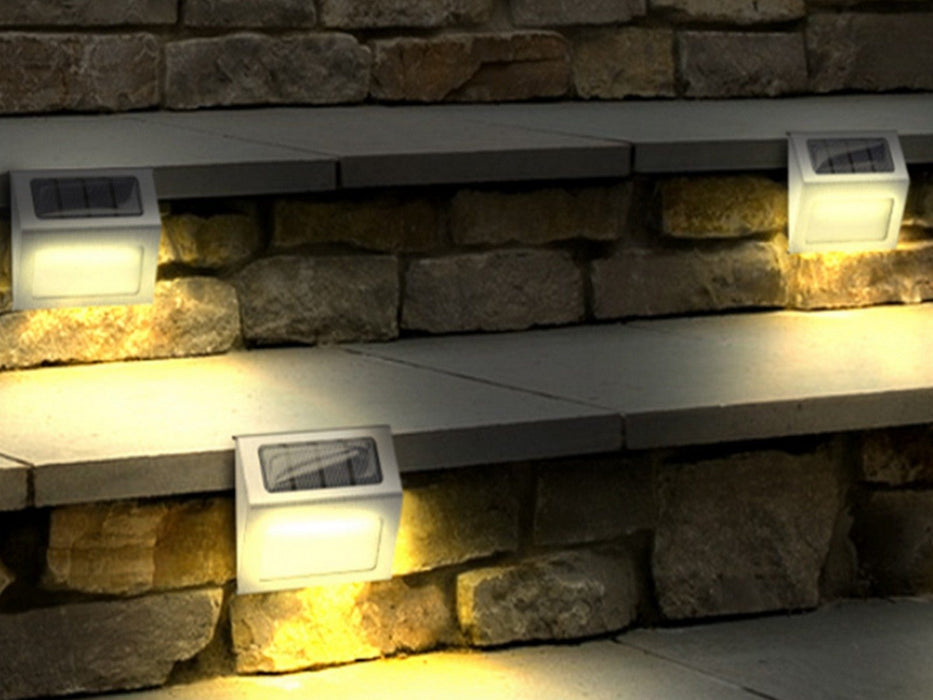 Solar Powered LED Fence Wall Light