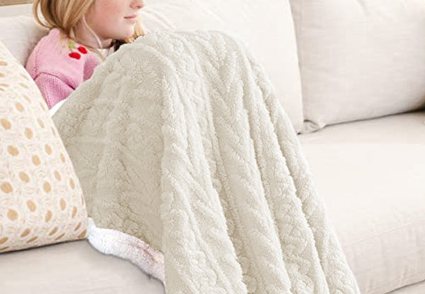 Reversible Sofa Bed Throw Blanket