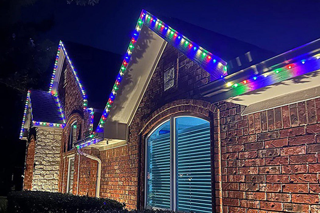 Solar-Powered Christmas LED String Lights