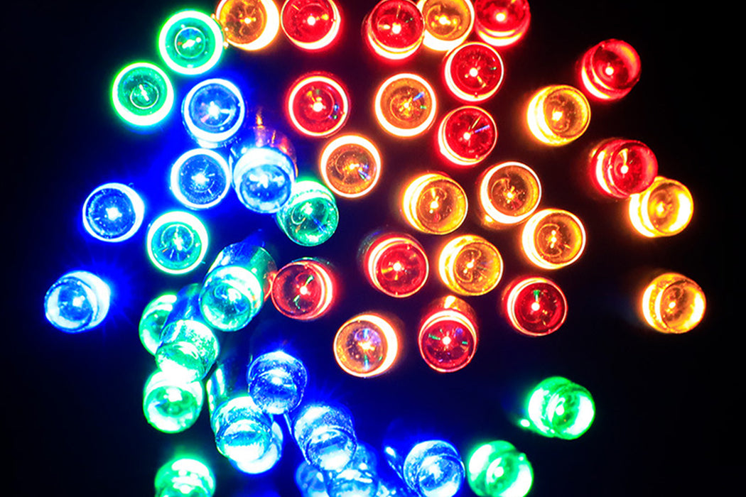 Solar-Powered Christmas LED String Lights