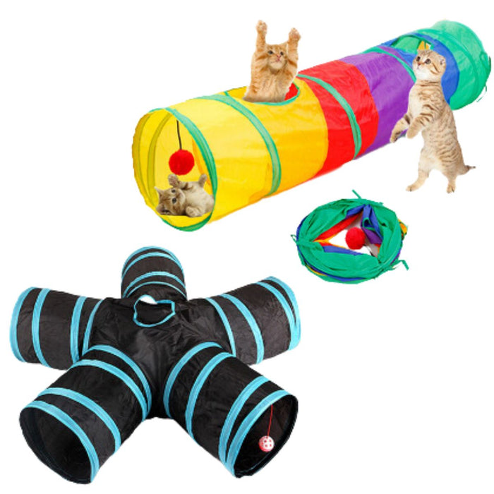 Collapsible Pet Cat Tunnel Tube