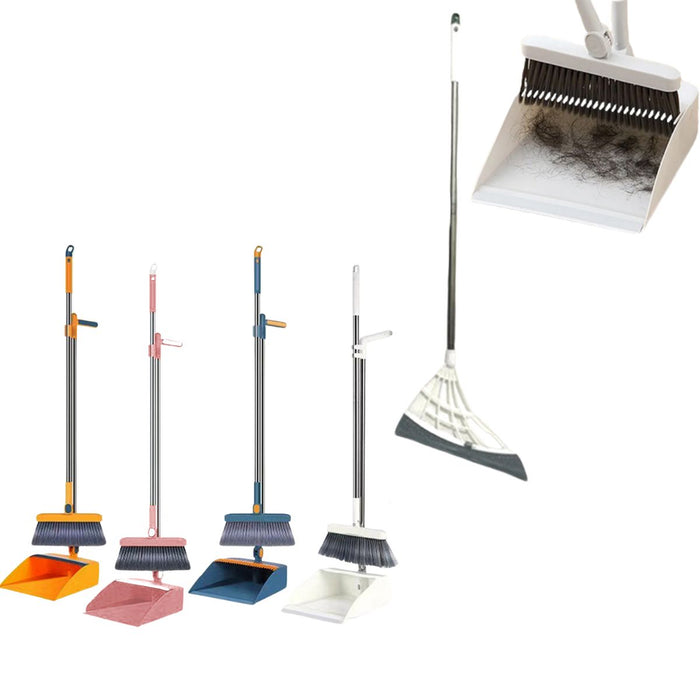 Standing Broom & Dustpan Set