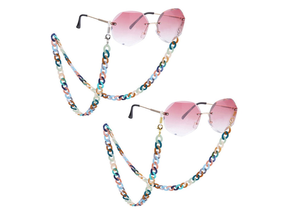 Retro Acrylic Sunglasses - 2 Pack