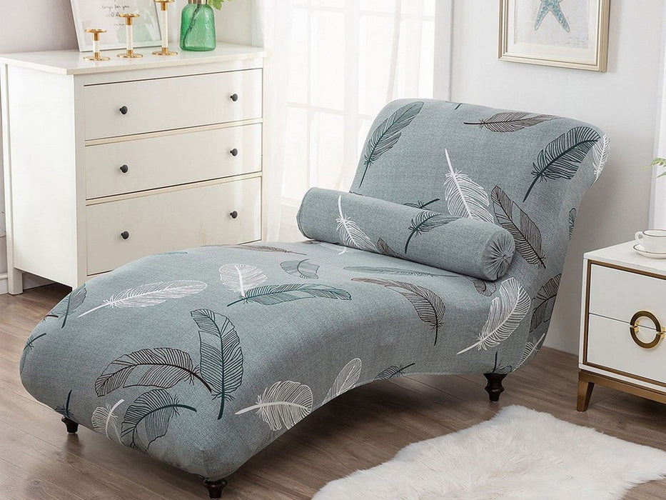 Printed Chaise Lounge Cover & Pillowcase Set