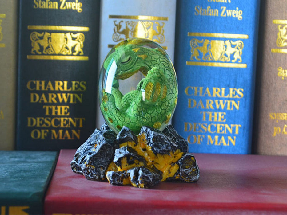 Resin Lava Dragon Egg Sculpture