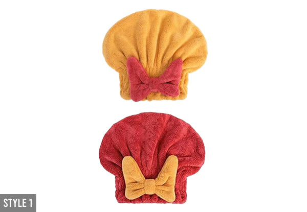 Two-Piece Fast Drying Hair Towel