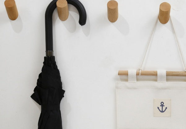 Wall Mounted Wooden Hooks