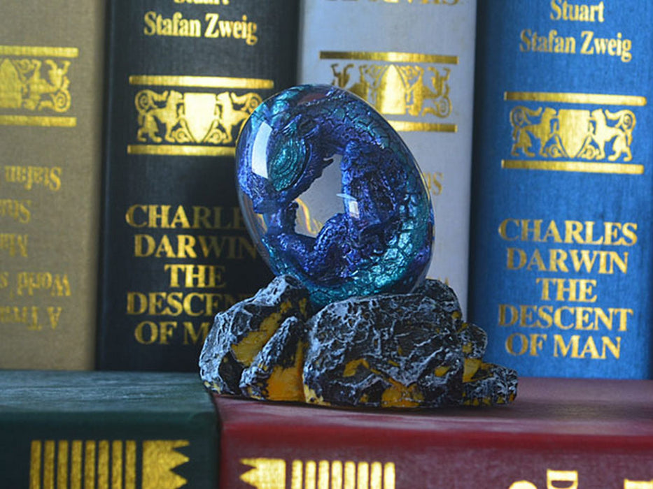 Resin Lava Dragon Egg Sculpture