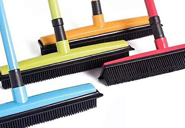 Rubber Pet Hair Removal Broom