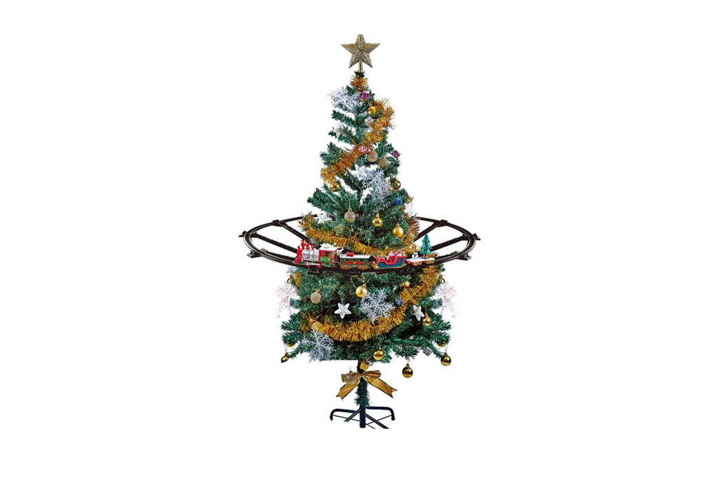 Christmas Tree Hanging Train Decor with Sound & Lights