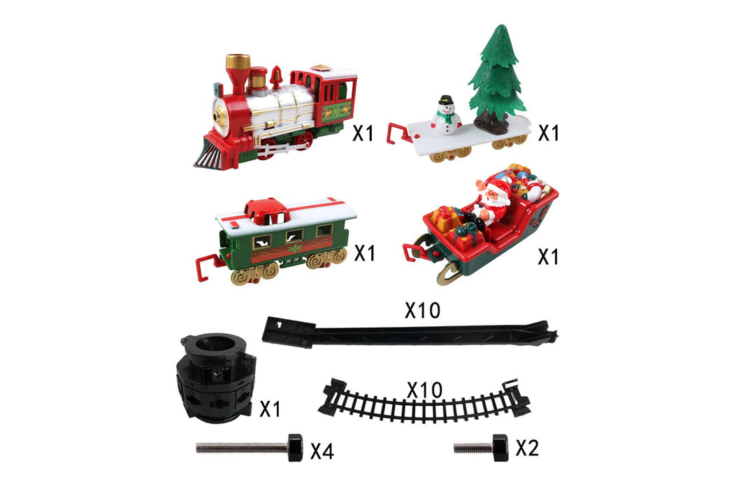 Christmas Tree Hanging Train Decor with Sound & Lights