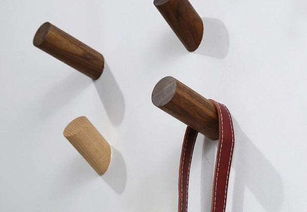 Wall Mounted Wooden Hooks