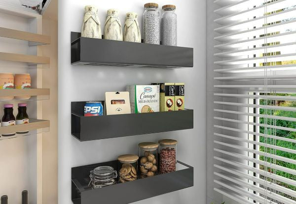 Four-Piece Magnetic Spice Storage Rack