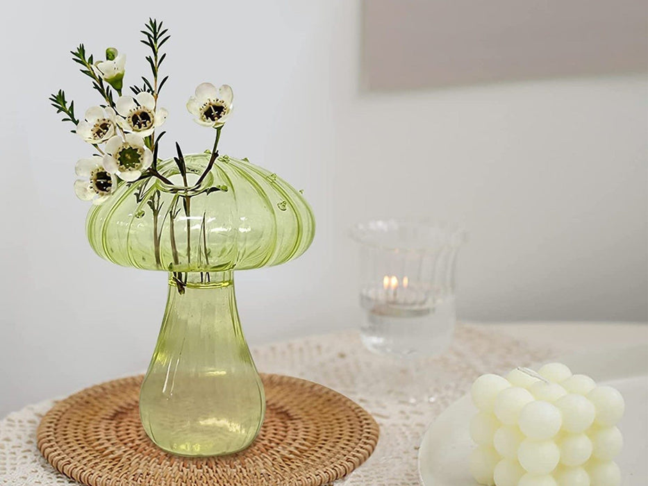 Mushroom Shape Aromatherapy Glass Vase