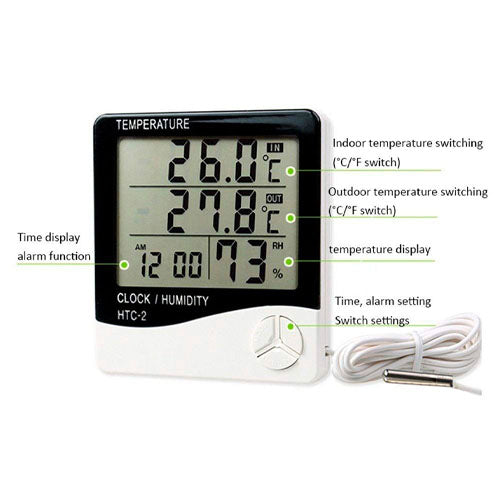 Digital Hygrometer & Thermometer Monitor