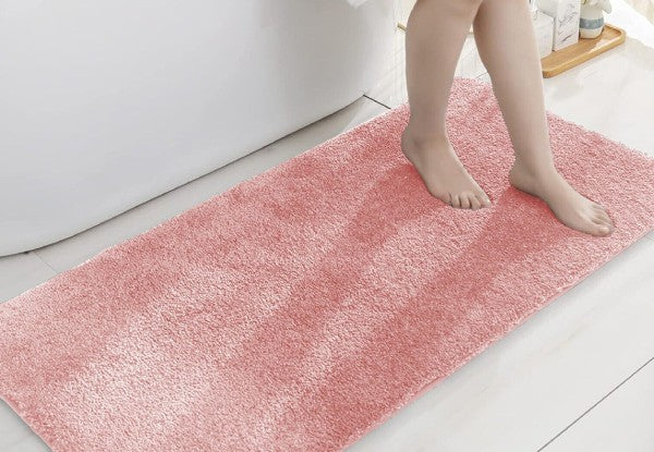 Fluffy Shaggy Floor Mat for Bathroom