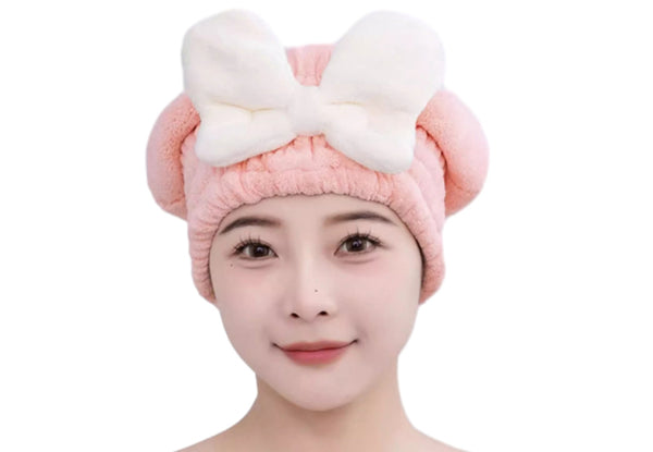 Two-Piece Fast Drying Hair Towel