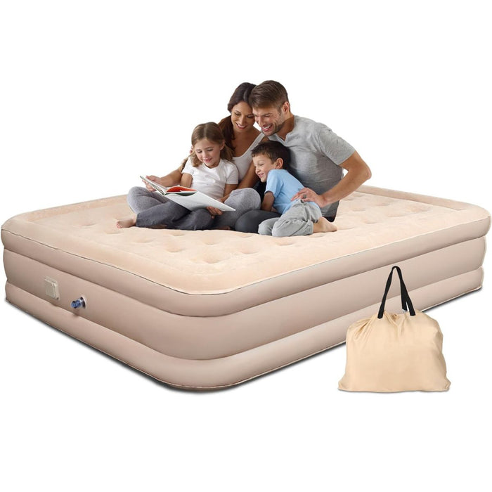 Automatic Inflatable Air Mattress with Built-In Pump