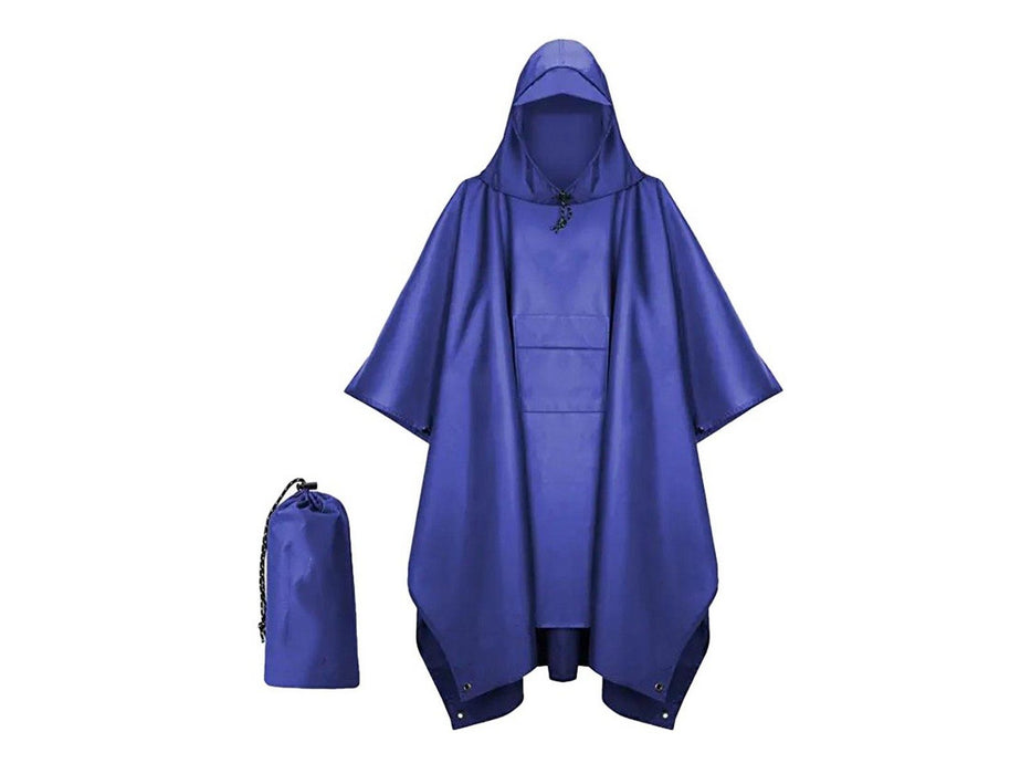 Adult Hooded Rain Poncho