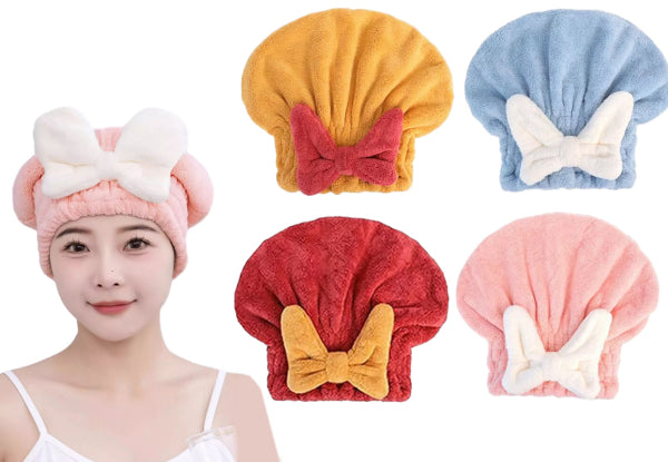 Two-Piece Fast Drying Hair Towel