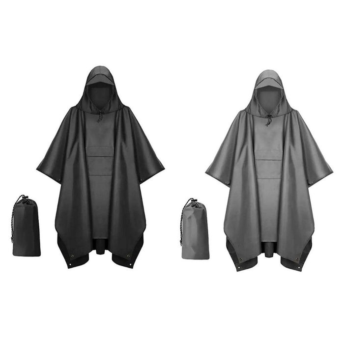 Adult Hooded Rain Poncho