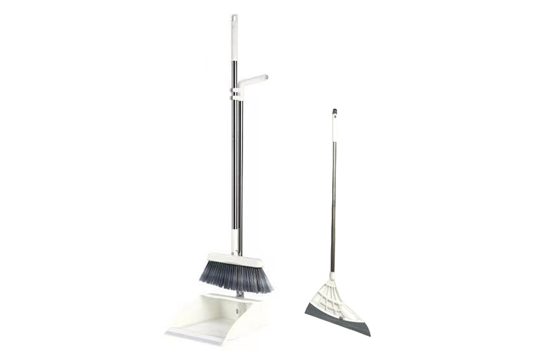 Standing Broom & Dustpan Set