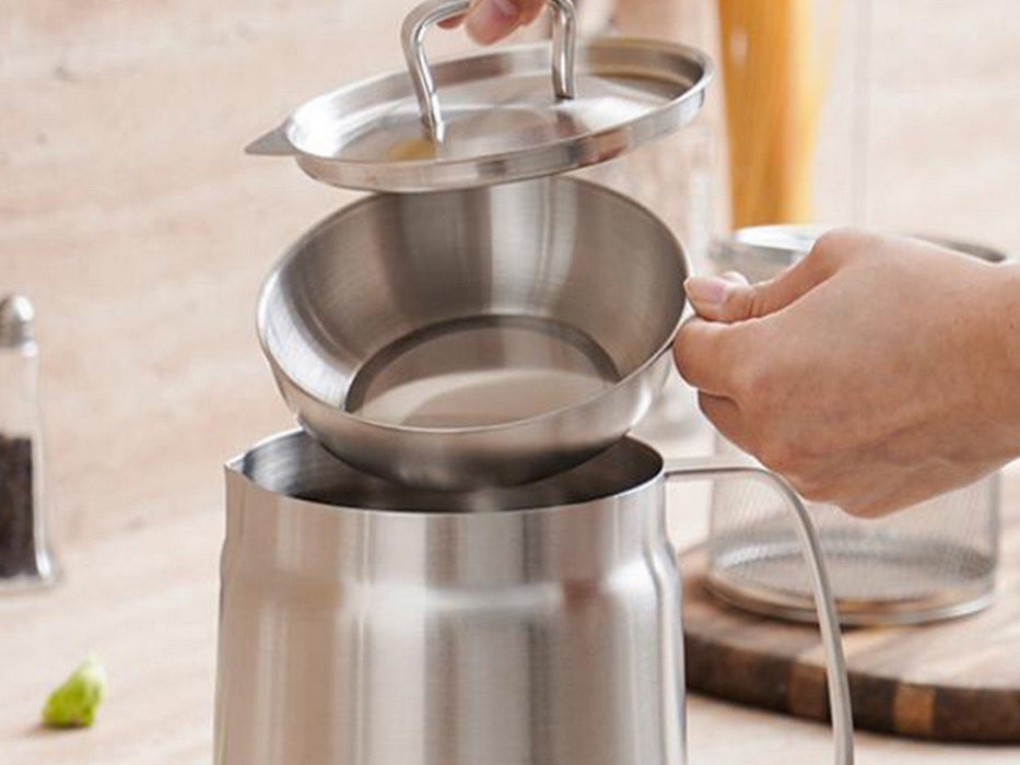 2L Mini Deep Fryer Stainless Steel Pot